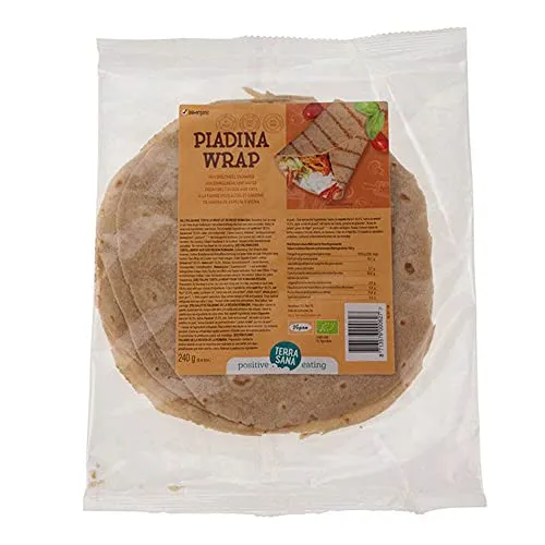 Terrasana Piadina-Wrap Dinkel-Hafer, 240g, 2er Pack von Terrasana