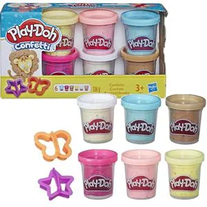 Play-Doh Knete B3423EU6, Konfettiknete für kreative Kinder