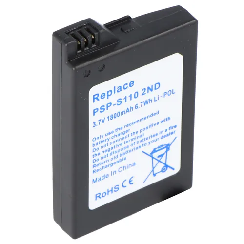 AccuCell 1200mAh Akku passend für den PSP-S110 Akku, Sony PSP 2ND GENERATION