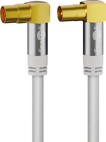 GOOBAY 70450 - Antennenanschlusskabel (IEC) (135 dB typ) 4x geschirmt, 10,0 m