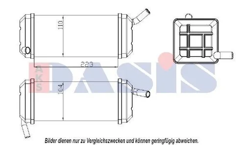 Aks Dasis Wärmetauscher 449002N