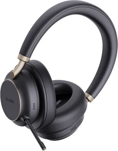 Yealink BH76 Plus Dual Headset - USB-A, MS Teams - Headset mit 3-stufiger aktiver Geräuschunterdrückung (ANC) und Yealink Acoustic Shield-Technologie für klare Gespräche, ideal für Büro und unterwegs.