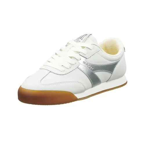 GANT FOOTWEAR Damen BEYLANA Sneaker, Weiß, 37 EU - Damen-Sneaker mit herausnehmbarer Innensohle für individuellen Komfort und Atmungsaktivität.