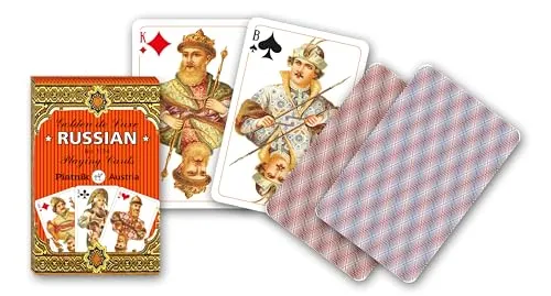 Piatnik 1134.0 Russian Golden de Luxe-Single Deck in gold von Piatnik