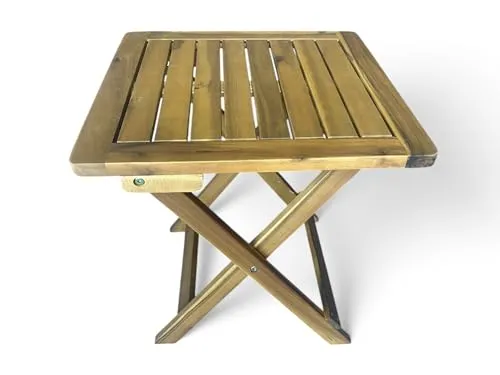 Akazienholz Gartenklapptisch 46 cm – stilvoll und praktisch