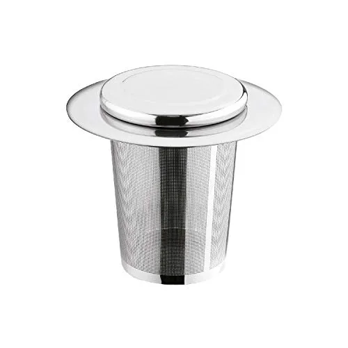 Weis Teefilter Edelstahl Ultrafein mit breitem Rand für viele Tassengrössen