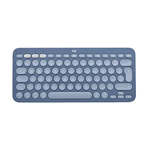 Logitech K380 Multi-Device Bluetooth Tastatur für Mac - Kompatibel mit macOS, iOS, iPadOS - Kompakte Bluetooth-Tastatur für Mac mit Easy-Switch für bis zu 3 Geräte. Leicht und ergonomisch für komfortables Tippen überall - ideal für Multitasking.