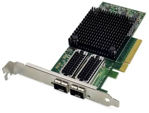 DIGITUS 25 Gigabit Ethernet Server Netzwerkkarte - 2 Port SFP28 - Netzwerkkarten mit Dual-Port 25G, ideal für hohe Datenübertragungsraten bis zu 25000 Mbps und unterstützt Jumbo Frames bis 9.6 KB für effiziente Netzwerkperformance.