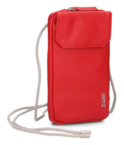 Mademoiselle.M MP30 Handytasche zum Umhängen - Handy-Umhängetasche 2-in-1 mit umlaufendem Reißverschluss und verstellbarem Riemen. Ideal für sicheren Schutz und stilvolles Tragen Ihres Smartphones sowie Platz für Geld und Karten.