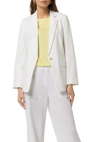 Eleganter comma Blazer für Damen - Stylischer Blazer mit Reverskragen, langen Ärmeln und praktischen Pattentaschen – perfekt für Büro und Freizeit.