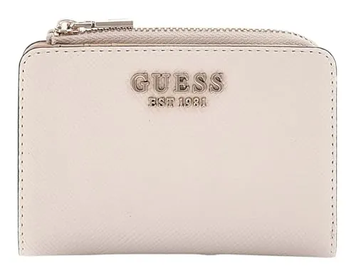 GUESS Women Laurel SLG Zip Arnd Card Case Wallet, Bone in beige von GUESS