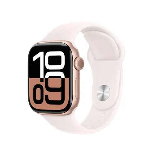Apple Watch Series 10 (GPS + Cellular 42 mm) in rosegold von Apple