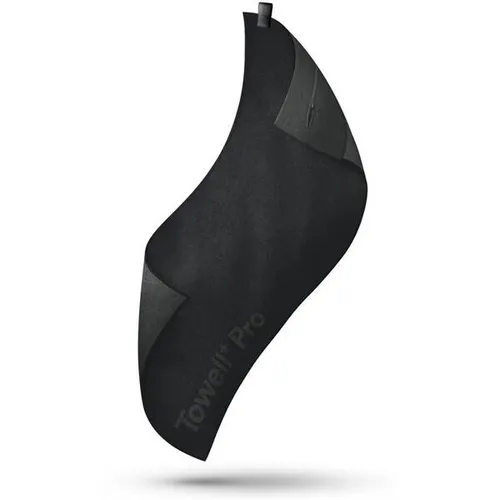 STRYVE Sporthandtuch Towell+ Pro – All Black – Hygienisch & Funktional
