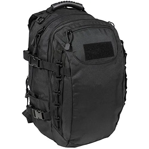 MFH US Army Rucksack Mission 30 - 40 Liter Geocaching Outdoor Backpack - Wanderrucksack mit 40L Volumen, reißfestem Polyester und gepolsterten Tragegurten. Ideal für Trekking und Outdoor-Aktivitäten, ausgestattet mit Molle-Schlaufen und Trinkblase-Fach.