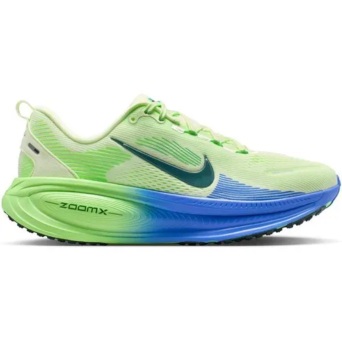 Nike Vomero 18 Neutralschuh Herren - Limette Blau, Größe 44,5 - Erlebe höchsten Laufkomfort mit dem Nike Vomero 18. Dieser ultraleichte Neutralschuh bietet maximale Dämpfung und eine strapazierfähige Gummilaufsohle für optimalen Halt. Ideal für ambitionierte Läufer, die Wert auf Qualität legen.