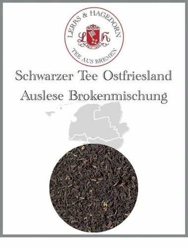 Schwarzer Tee Ostfriesland Auslese Brokenmischung 1 KG