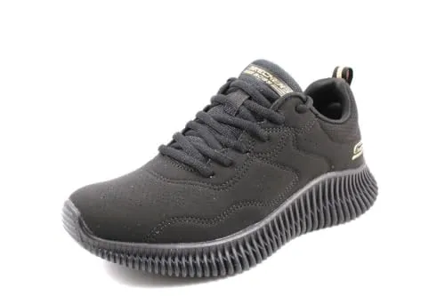 Skechers Bobs Geo Sneaker schwarz 38 EU - Sneaker in Größe 38, mit bequemem Schnürverschluss und runder Kappe, ideal für den Alltag und modisch kombinierbar.