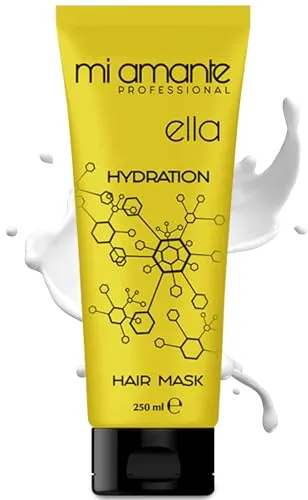 Mi Amante Professional Ella Hydration Hair Mask 250 ml - Intensive Haarmaske für trockenes und beschädigtes Haar, spendet Feuchtigkeit und regeneriert die Haarstruktur für glänzendes, gesundes Haar.