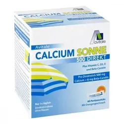 Calcium Sonne 500 Direkt Portionssticks von Avitale