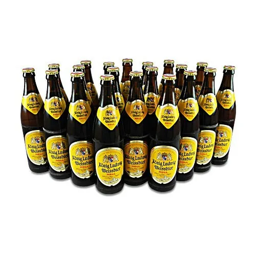  3,81€/1l) König Ludwig Weissbier Hell  (20 Flaschen à 0,5 l / 5,5 % vol.