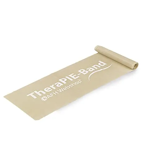 AFH Webshop Therapie Band | Übungsband | Fitnessband | Trainingsband | ca. 2m | extra leicht | beige