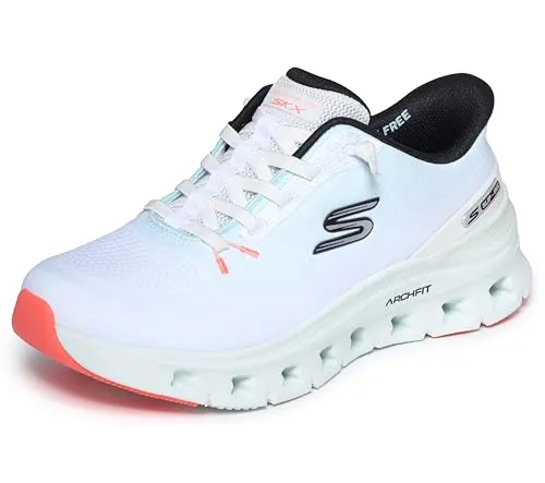 Skechers Arch Fit Glide-Step Pro Sneaker für Damen – Komfort und Stil in Lt Blue - Maschinenwaschbare Sneaker mit integrierten Slip-Ins für eine optimale Passform. Ideal für den täglichen Einsatz und angenehm luftgekühlt.