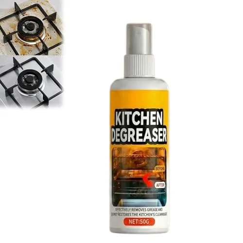 Extra Starker Fettlöser & Grillreiniger – 120 ml für mühelose Reinigung von Grill & Backofen