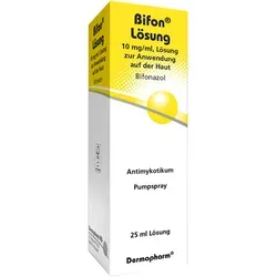 Bifon Pumpspray 25 ML - Praktisches Pumpspray zur Anwendung auf der Haut, ideal zur Unterstützung der Pflege bei Pilzinfektionen. Einfach in der Handhabung und effektiv bei der Behandlung.