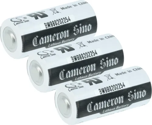 vhbw 3x ER14335 Rundzellenbatterien ###ERRORS###Invalid REF tag: aspect 'Titel-Kompas/OTB-ohneEndgerät'###ENDERRORS### - Primärbatterien (1650 mAh, 3,6 V, Li-SOCl2)