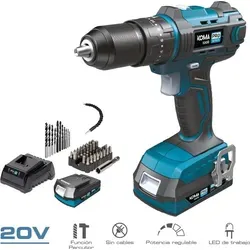 Koma Tools 20V Bohrschrauber mit 2,0Ah Akku