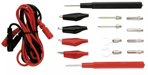 EMOS Universelles Messleitungs-Kit für Multimeter (rot/schwarz)