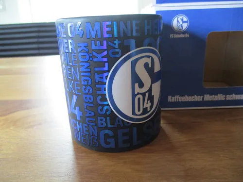 FC Schalke 04 Tasse Kaffeebecher Metallic, 1-tlg., Steinzeug