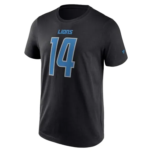 NFL Detroit Lions Name and Number Graphic Amon-Ra St. Brown #14 T-Shirt schwarz M