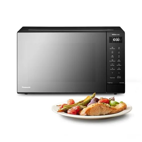 Panasonic NN-GT65QBEPG Mikrowelle Schwarz 1000W mit Grillfunktion