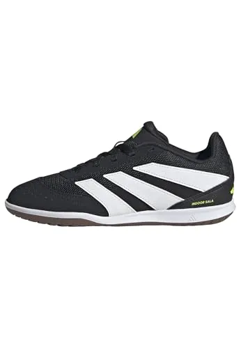 Adidas Unisex Kinder Predator Club Indoor Sala Football Boots Kids, core Black/FTWR White/Lucid Lemon, 29 EU