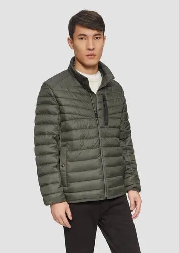 s.Oliver Funktionsjacke Outdoor-Jacke Steppjacke mit sportiven Kontrastdetails, 360° Circular Vision