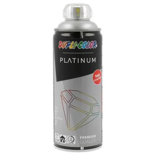 Produktbild DUPLI-COLOR Sprühlack platinum seidenmatt 400 ml weißaluminium RAL 9006