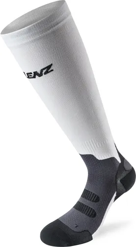 Lenz Compression Socks 1.0 Socken Weiß M - Sportsocken mit gezielter Kompression, ideal für Sportler zur Verbesserung der Durchblutung und schnelleren Regeneration.