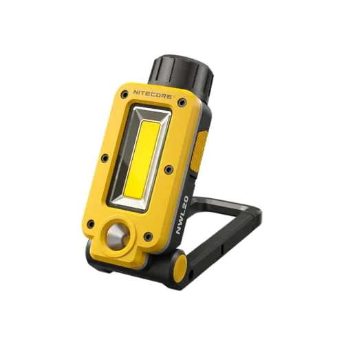Nitecore NWL20 LED Arbeitsleuchte - 600 Lumen, akkubetrieben, wasserdicht und mit flexiblem Magnetfuß für optimale Einsatzmöglichkeiten