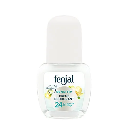 Fenjal Deo Roll-On Sensitive 24 Stunden Schutz 0% Aluminium (6 x 50 ml)