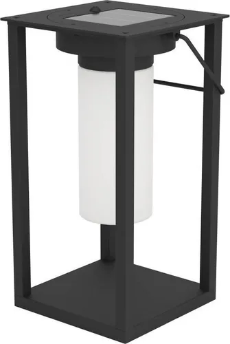 EGLO USIGNI Solar Lampe Schwarz 901089 - Tischlampe für draußen, umweltfreundlich und energieeffizient mit solarbetriebenem Design für stimmungsvolle Abende im Freien.