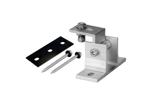 avoltik Solarmodul-Halterung Alu Halterung PV Aufständerung Halter Befestigung Solar, (Alu Halterung PV Aufständerung Halter Befestigung Solar, 1-tlg., Alu Halterung PV Aufständerung Halter Befestigung Solar, robust, wetterfest, stabil, Farbe silber, 1er Set, 2er Set, 4er Set)