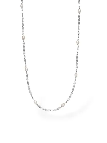 Purelei Kette ohne Anhänger Delicate Pearl - Elegante Halskette mit zarten Süßwasserperlen, die schimmernde Akzente setzen. Vielseitig kombinierbar und verstellbar von 40–45 cm, perfekt für jeden Anlass.