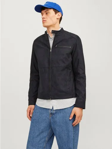 JACK & JONES Male Kunstlederjacke - Funktionsjacke im Regular Fit aus 100% Polyester, ideal für stilvolle Outfits und vielseitige Freizeitlooks.