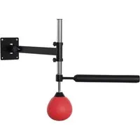 HOMCOM Reflexbarren Trainer Kunststoff Stahl Rot 79L x 72B x 20H cm