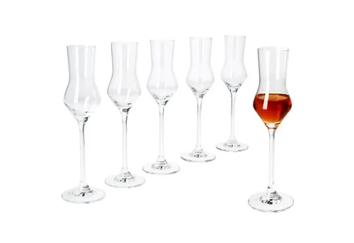 MamboCat 6er Set Specials Spirits Grappa-Gläser 30ml - Schnapsgläser für 6 Personen, exquisite Klarglas-Design, ideal für Grappa, Likör und Sherry, sorgt für ein einzigartiges Trinkerlebnis.
