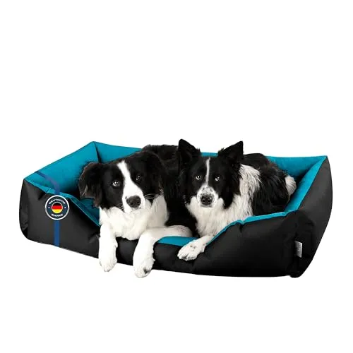 BedDog Hundebett XXL - Ergonomisches Hundekissen für große Hunde - Hundebett aus strapazierfähigem Cordura und Microfaser, abnehmbarer Bezug waschbar, ideal für drinnen und draußen, bietet optimalen Komfort und Gelenkschutz.