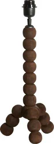 Tischlampe Veglio Braun aus Holz