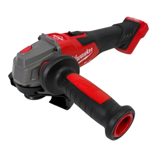 Milwaukee M18 FSAG125XB-0 Akku Winkelschleifer 18 V 125 mm - Leistungsstarker Akku Winkelschleifer mit 125 mm Scheibendurchmesser, ideal für professionelle Anwendungen. Flexibel und kabellos für maximale Mobilität.