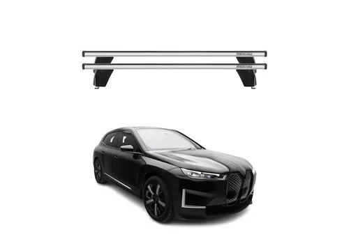 OMAC Dachträger für BMW iX I20 2021-2025 - Dachgepäckträger aus hochwertigem Aluminium, aerodynamisches Design für reduzierte Geräuschentwicklung und Windwiderstand. Ideal für Fahrrad- und Skiträger, abnehmbar und wasserbeständig – perfekt für jedes Abenteuer!